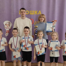 Первые шаги к рекордам усинских Крошек-ГТОшек! 